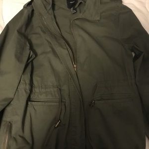 forever 21 green jacket size S